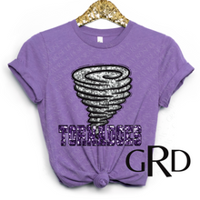 Load image into Gallery viewer, Tornadoes Faux Sequin Mascot