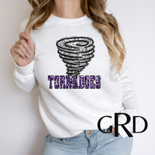 Load image into Gallery viewer, Tornadoes Faux Sequin Mascot
