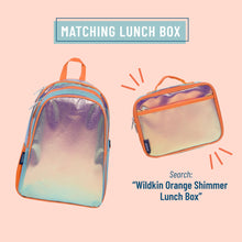 Load image into Gallery viewer, Orange Shimmer 15 Inch Backpack
