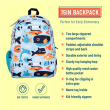 Load image into Gallery viewer, Big Fish 15 Inch Backpack
