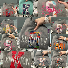 Load image into Gallery viewer, Big Letter Kids Embroidered Top
