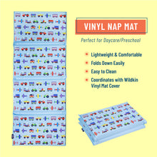 Load image into Gallery viewer, Trains, Planes &amp; Trucks Vinyl Rest Mat
