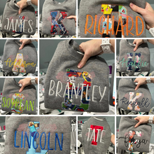 Load image into Gallery viewer, Big Letter Kids Embroidered Top

