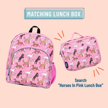 Load image into Gallery viewer, Horses in Pink 12 Inch Backpack
