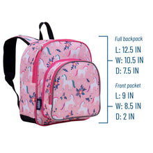 Load image into Gallery viewer, Magical Unicorns 12 Inch Backpack
