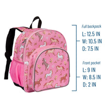 Load image into Gallery viewer, Wild Horses 12 Inch Backpack
