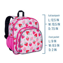 Load image into Gallery viewer, Strawberry Patch 12 Inch Backpack
