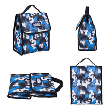 Load image into Gallery viewer, Blue Camo Lunch Bag

