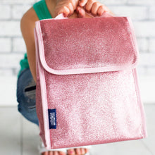 Load image into Gallery viewer, Pink Glitter Lunch Bag
