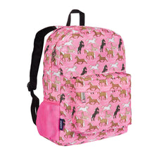 Load image into Gallery viewer, Horses in Pink 16 Inch Backpack
