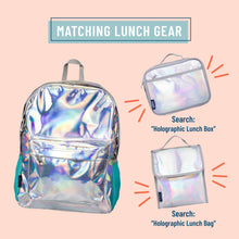 Load image into Gallery viewer, Holographic 16 inch Backpack
