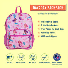 Load image into Gallery viewer, Groovy Mermaids Day2Day Backpack
