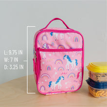 Load image into Gallery viewer, Rainbow Unicorns Day2Day Lunch Box
