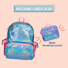 Load image into Gallery viewer, Mermaid Scales 17 inch Backpack
