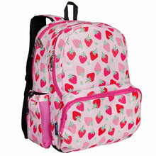 Load image into Gallery viewer, Strawberry Patch 17 Inch Backpack
