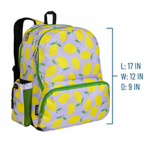 Load image into Gallery viewer, Lilac Lemonade 17 Inch Backpack
