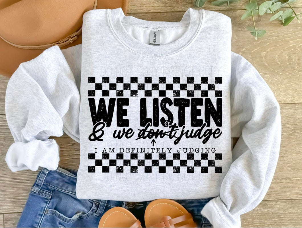 We Listen