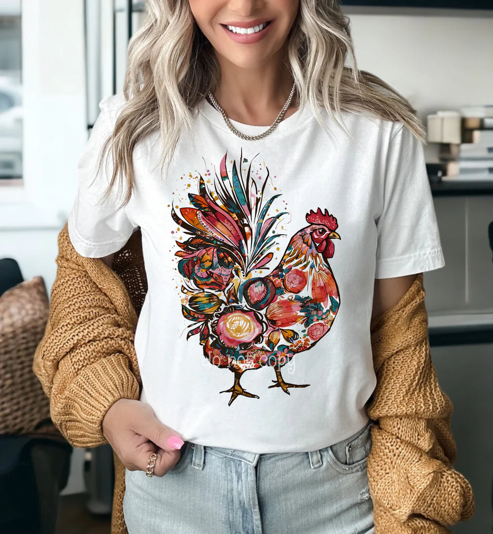 Floral Chicken