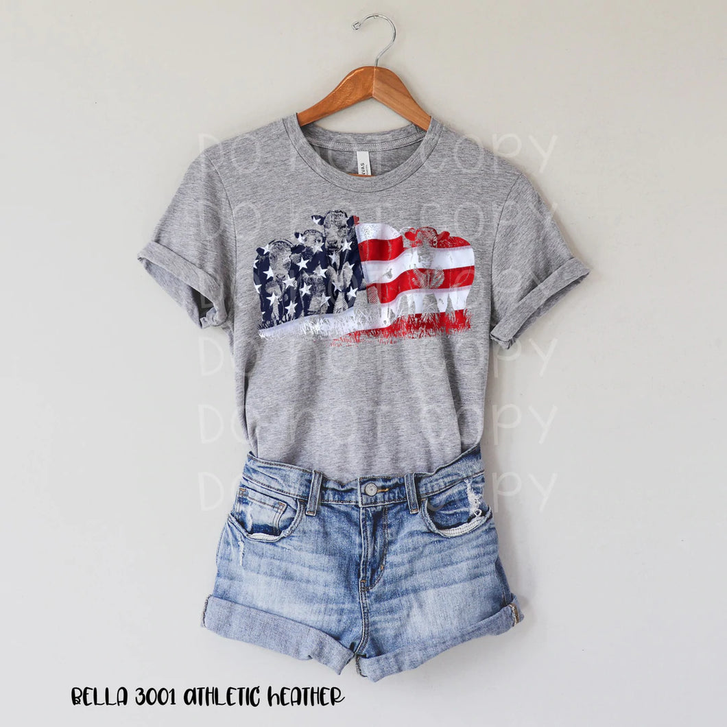 American Flag Cow