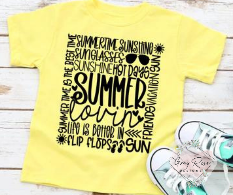 Summer Lovin' Typography YOUTH